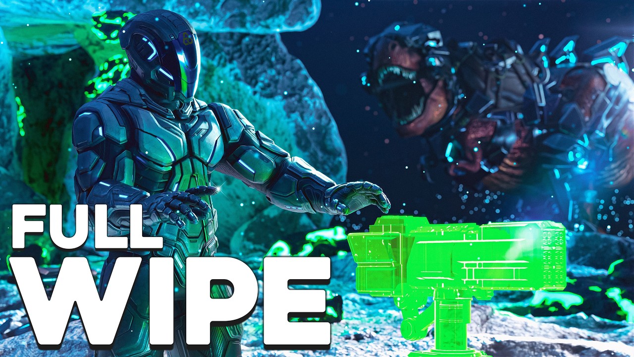 I Built In A Lunar Cave To Fight For Cluster Alpha - Full ARK Wipe Movie