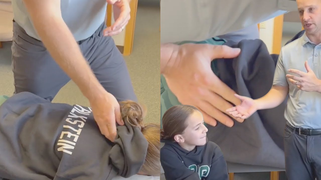 ASMR Adjustment for 9-Year-Old │ Chiropractic Care for Kids & Young Athletes