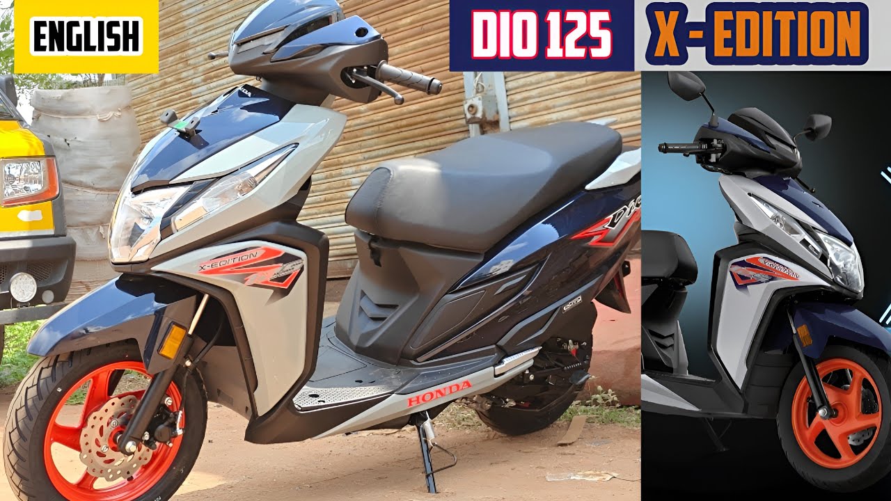 Honda Dio 125 X Edition 2026 Walk Around Review English-Disk with CBS Brake Options.