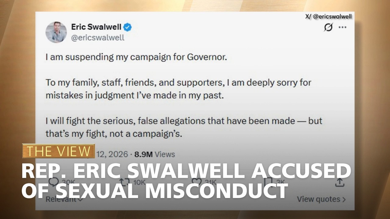 Rep. Eric Swalwell Accused of Sexual Misconduct | The View