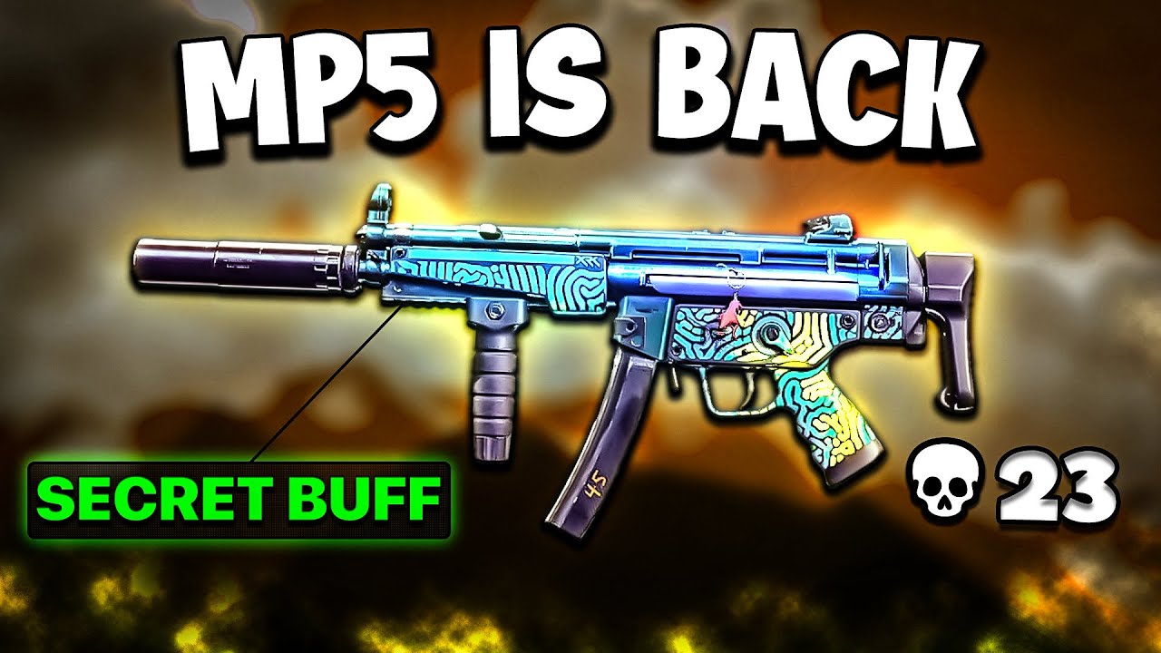 the *Secretly Buffed* MP5 is INSANE on Rebirth Island! *Best MW MP5 Class* (Season 5 - Warzone)