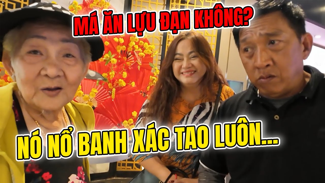 8 lựu đạn lâu lắm mới có thời gian dẫn mami đi ăn mà ghẹo mami hoài luôn…