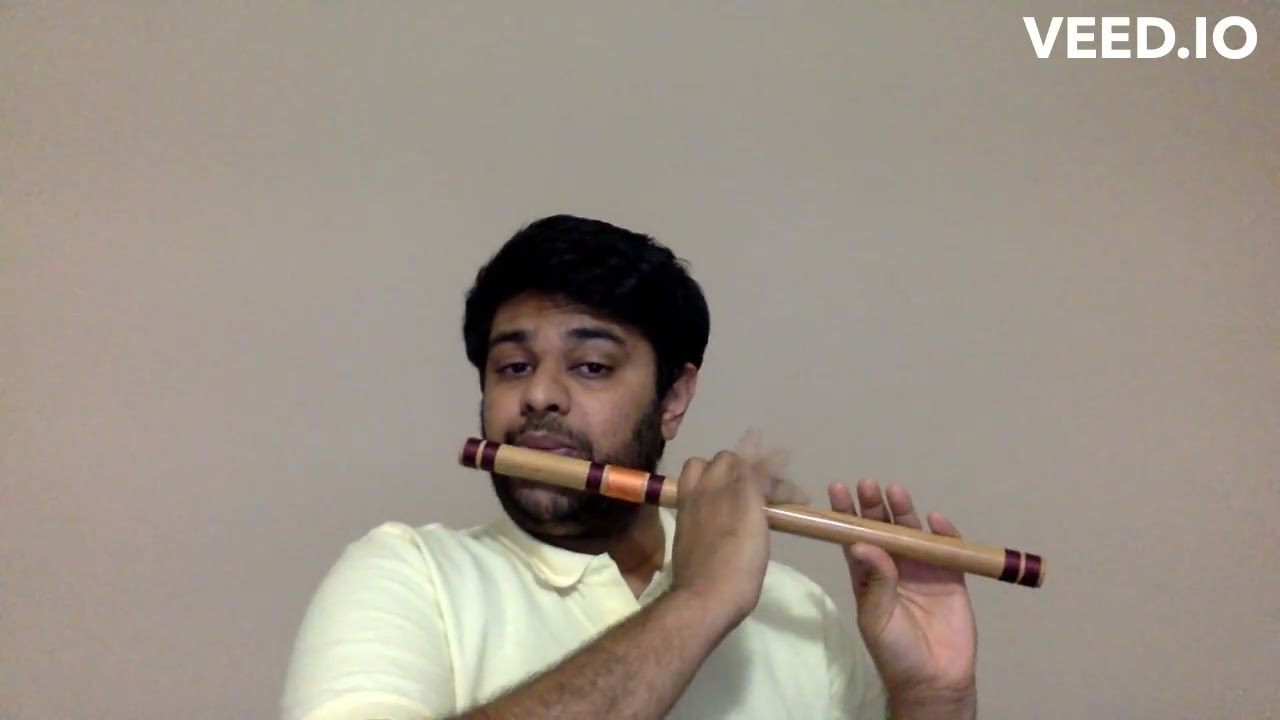 Krishna Theme from Mahabharat on Carnatic F bansuri