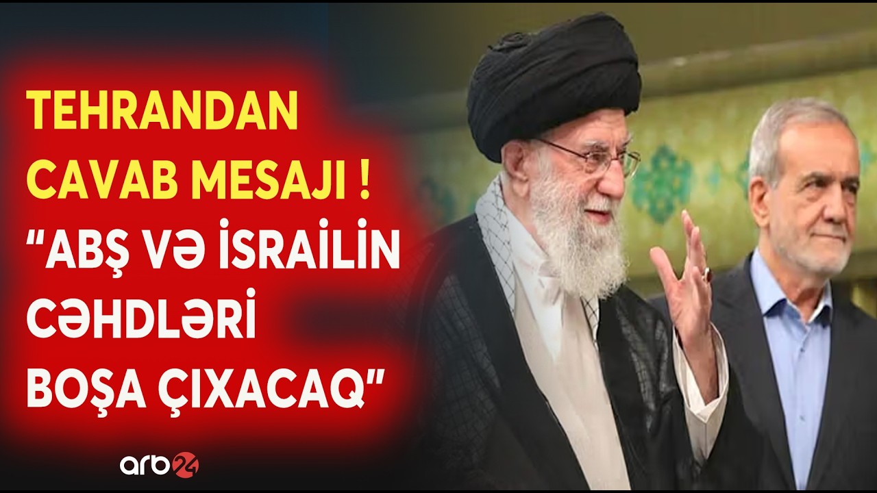 İrandan ABŞ və İsrailə SƏRT MESAJ! - 