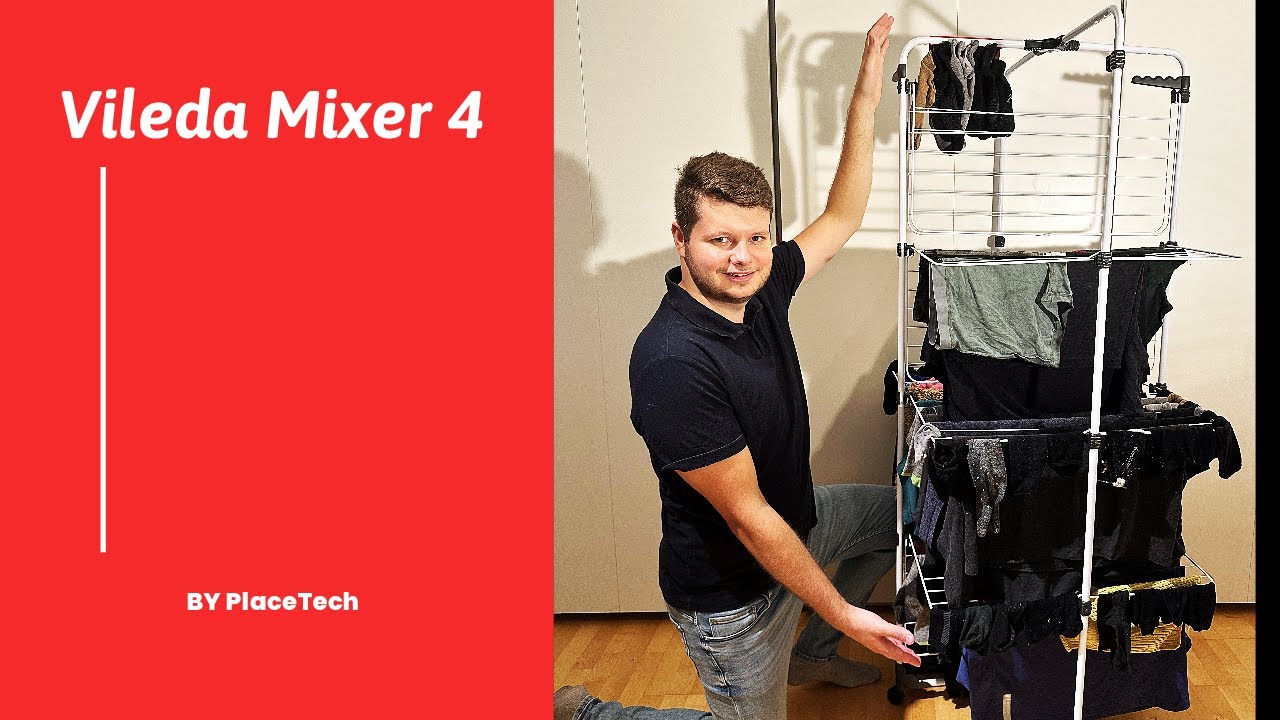 Vileda Mixer 4 Turmwäscheständer: Platzsparend & praktisch | Wäscheständer Test