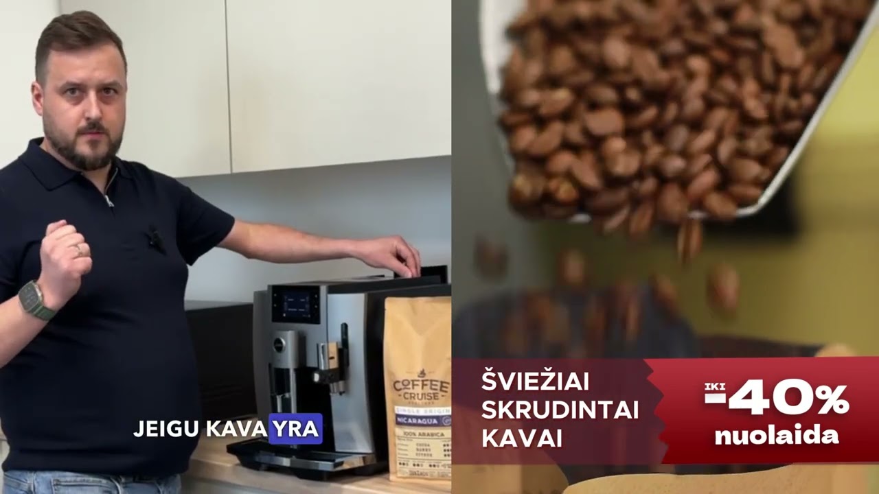 Andriaus patarimai kaip susireguliuoti kavos aparatą