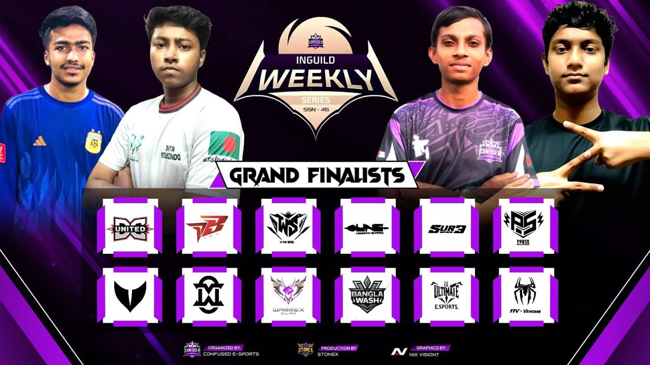 [🔴LIVE] INGUILD WEEKLY SERIES W-46 || GRAND FINAL || CONFUSED ESPORTS ||