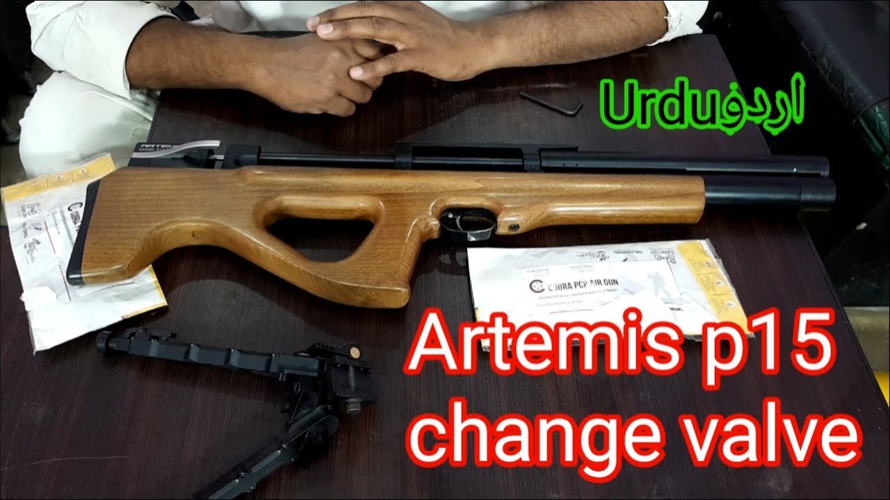 Artemis p15 pcp airgun change valve in urdu