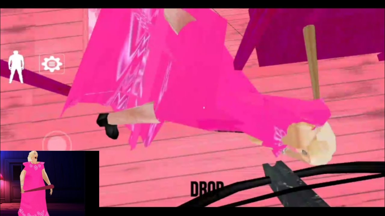 Barbie Granny vs Horror House 😱 | Pink Granny Gameplay | Scary  Challenge #granny ##BarbieGranny