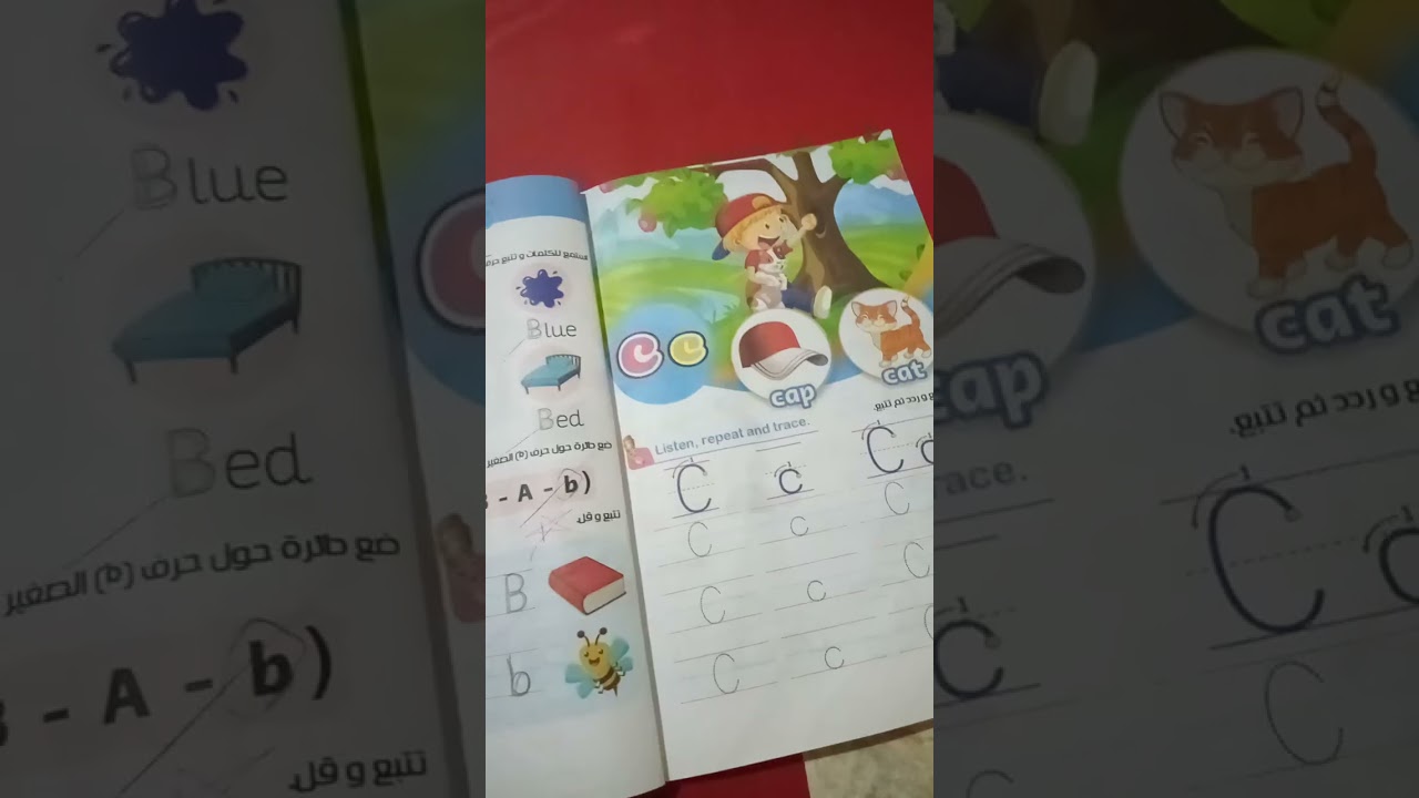 شرح حرف(Cc). بطريقه فونيكس.