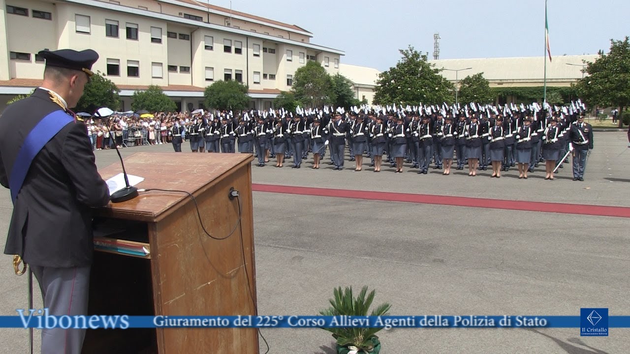 Giuramento del 225° Corso Allievi Agenti della Polizia di Stato