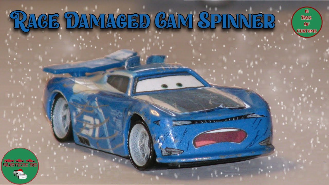 Обзор повреждённого вращающегося элемента Cam Spinner из мультфильма Pixar &laquo;Тачки 3&raquo; (День 5 - 12...