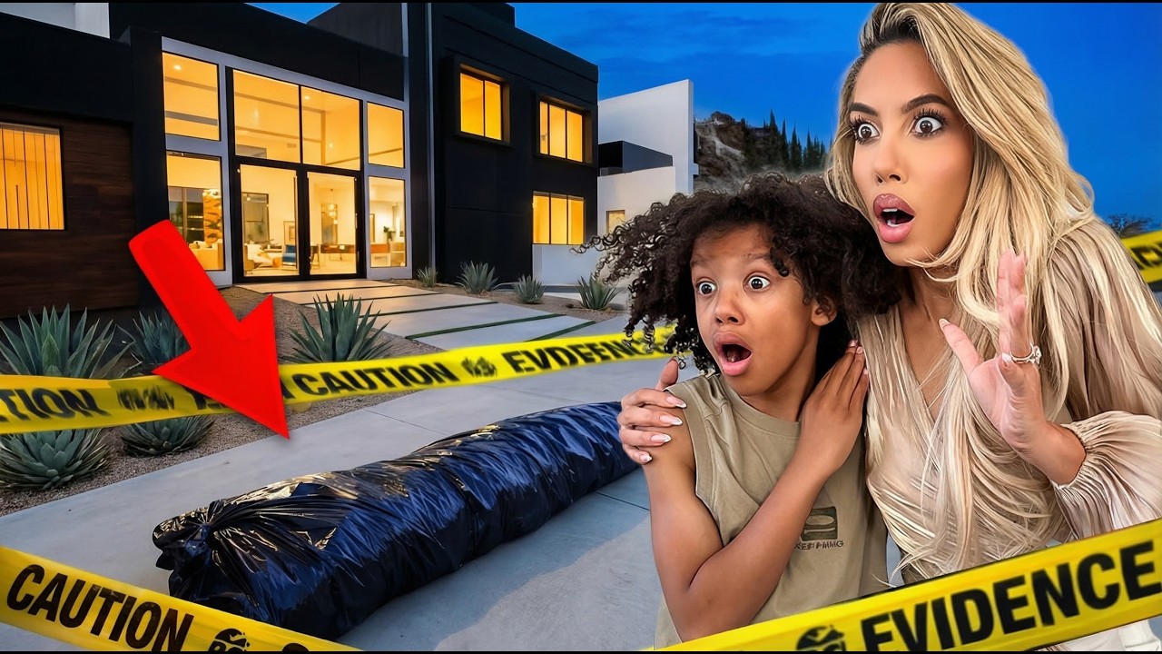 Caution Tape in the Backyard of Our Haunted Dream Home!