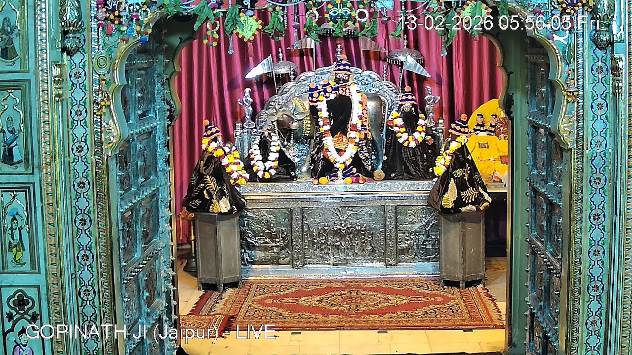 GOPINATH JI MANDIR (Jaipur) - LIVE DARSHAN (10th February 2026)
