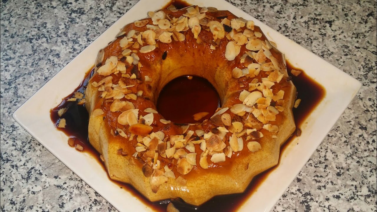 فلان بالطورون شهوة منو وساااهل  flan de turron