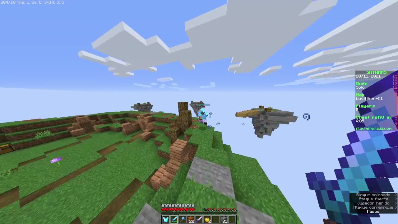 Rush en SkyWars &iexcl;Server Minemalia!