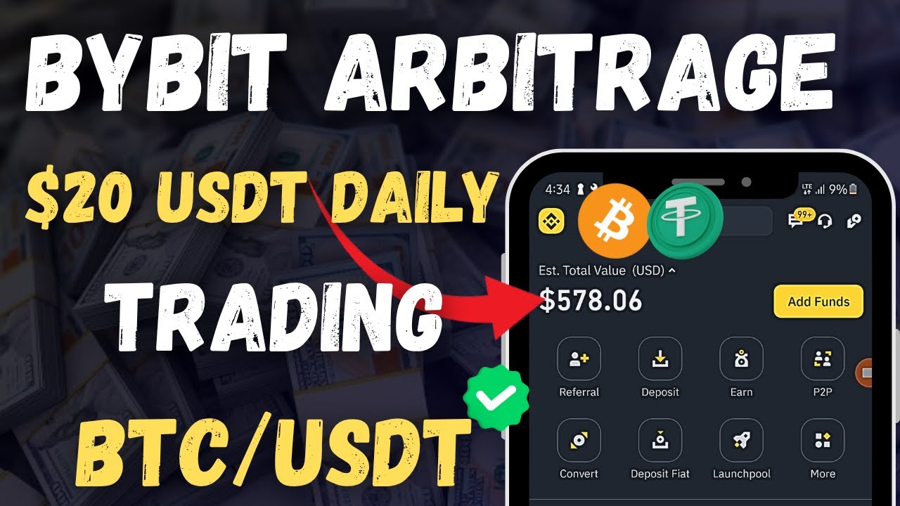 Bybit Arbitrage Opportunity | I make $20 Usdt Daily Trading Btc/Usdt On P2P