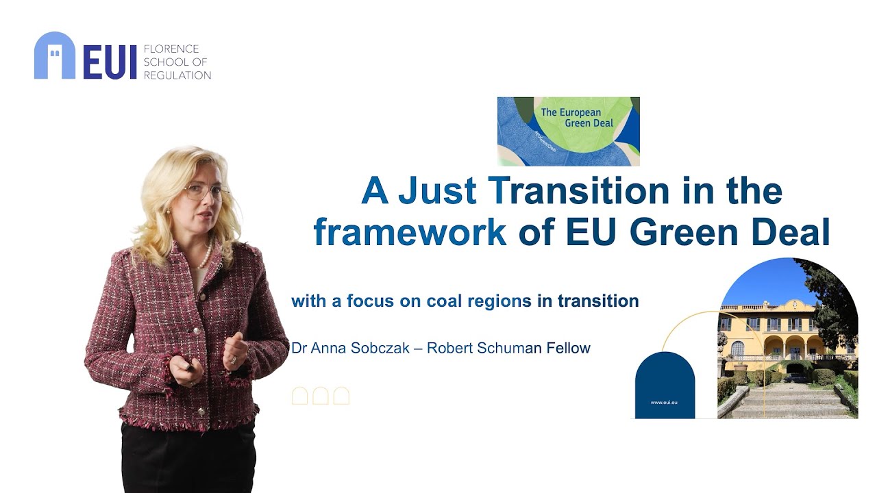 A just transition in the framework of the EU Green Deal | Anna Sobczak