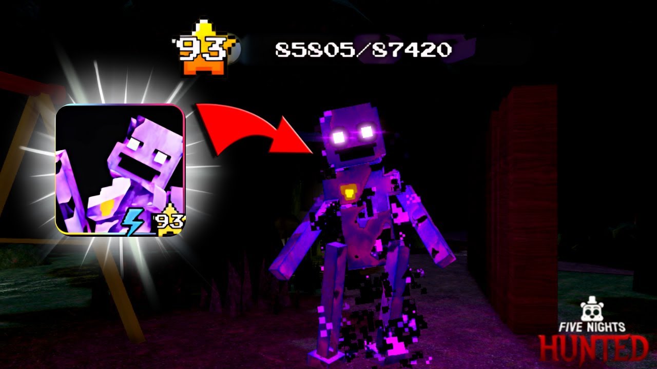 This Is How A Level 93 Purple Guy Wins Every Single Game In Roblox Five Nights Hunted!