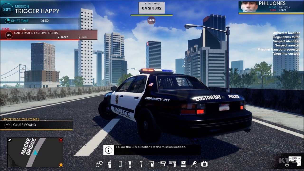 Police Simulator: Patrol Duty - Open World Free Roam Gameplay (PC HD) [1080p60FPS]