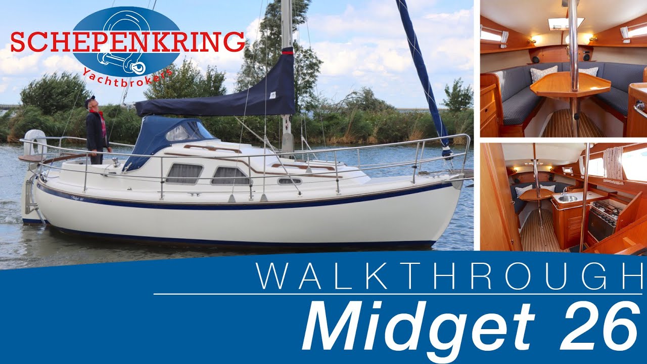 Midget 26 for sale | Yacht Walkthrough | @ Schepenkring Lelystad | 4K   4K