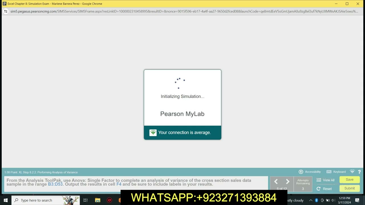 Excel_Chapter_8_Simulation_Exam | Chapter_8_Simulation_Exam | Simulation_Exam
