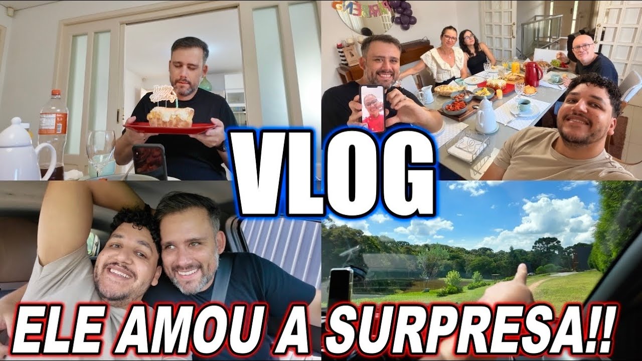 ELE FICOU TÃO FELIZ QUANDO DESCOBRIU A SURPRESA😍+ CAFÉ DA MANHÃ ESPECIAL DE NIVER na CASA DA TUCA🎉🎂
