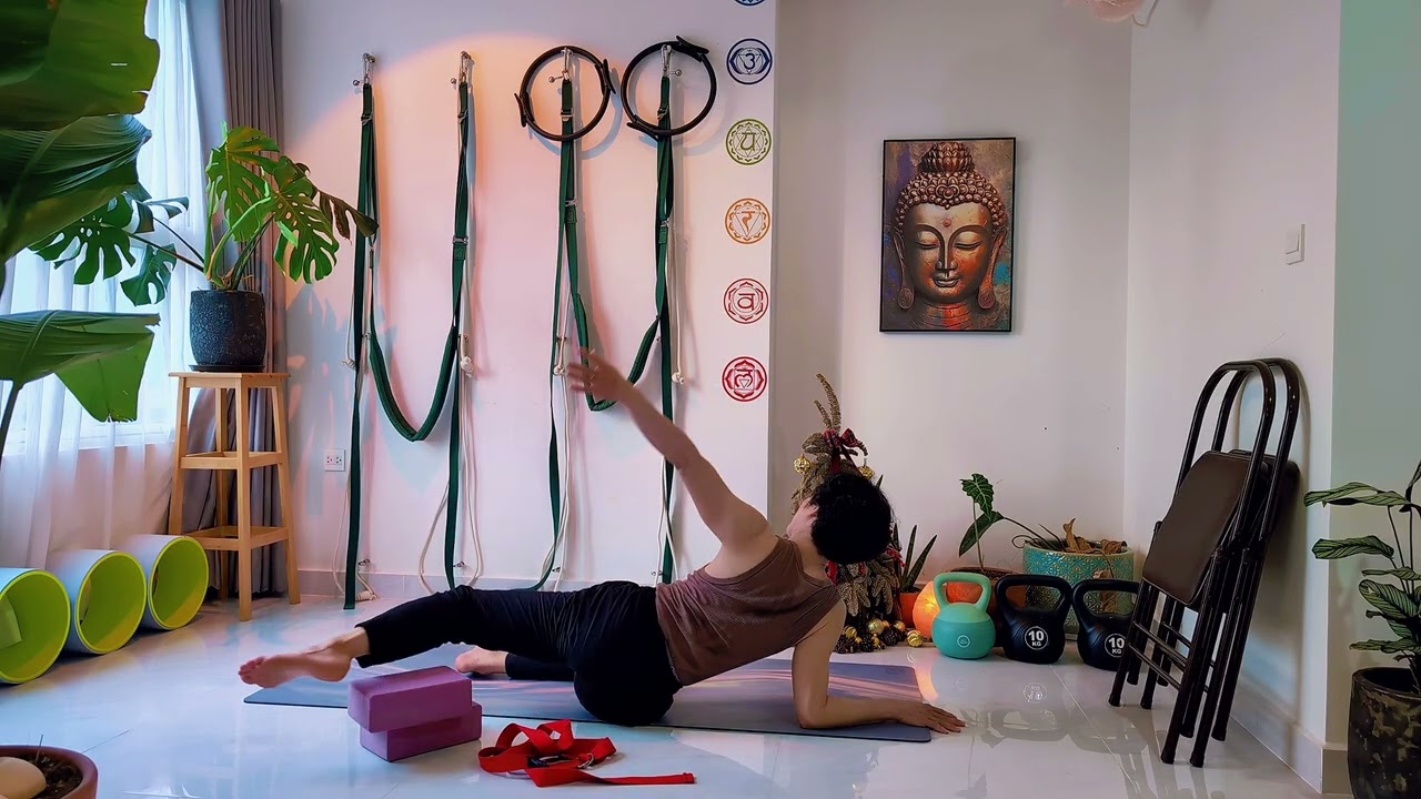 Yoga flow giảm đau thắt lưng | Yogi Oli #therapy #yoga  #daulung#yogioli #yogaflow #yogatrilieu