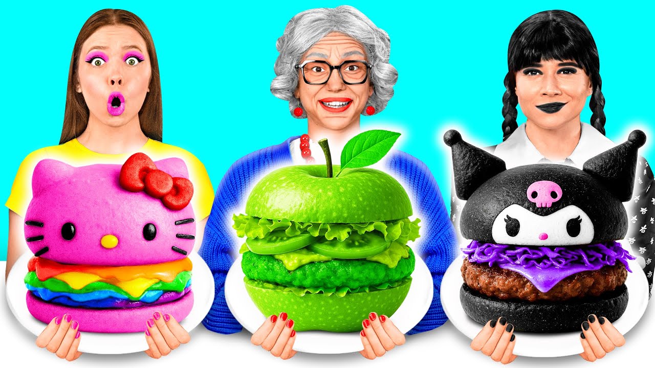 McDonald's Wednesday vs Grandma Cooking Challenge