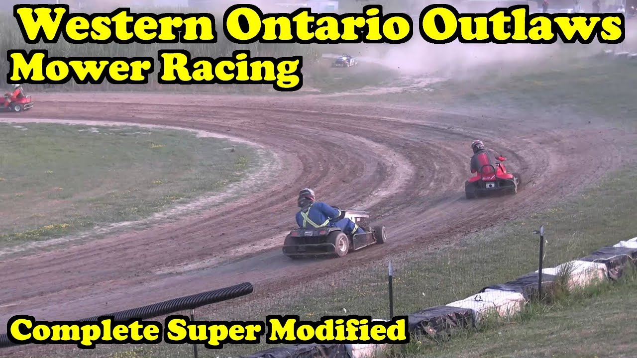 Western Ontario Outlaws Mower Racing Complete Super Modified Aug 02 2025