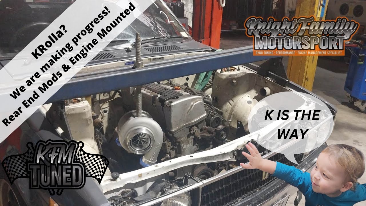 KRolla - Rear End Modifications and Engine Fitment