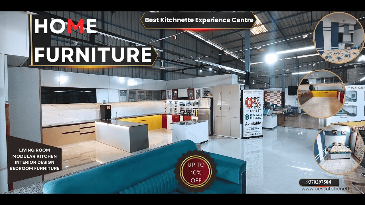 Top Furniture Design in Best Kitchenette Showroom Nashik｜All types of Furniture Available #homedecor