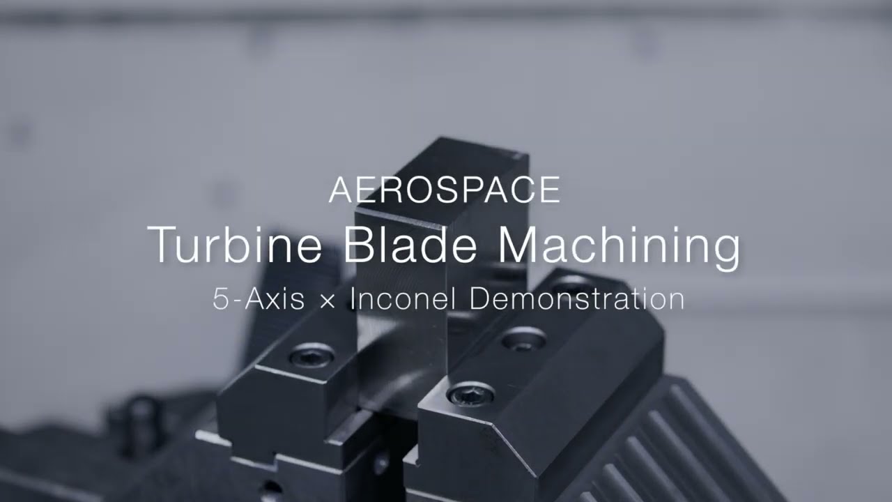Tungaloy x NTK — Precision Machining of a Turbine Blade for Aerospace #cnc #machine #engineering