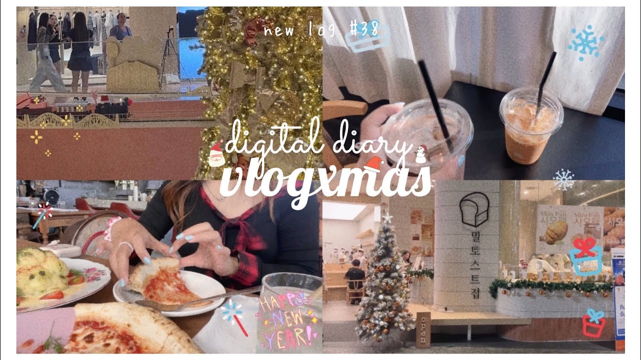 (38) N3W LOG | vlogmas 🎄shopping, บรันช์คาเฟ่, work-life day, dinner ล่องเรือชมไฟเจ้าพระยา 🎆❄️