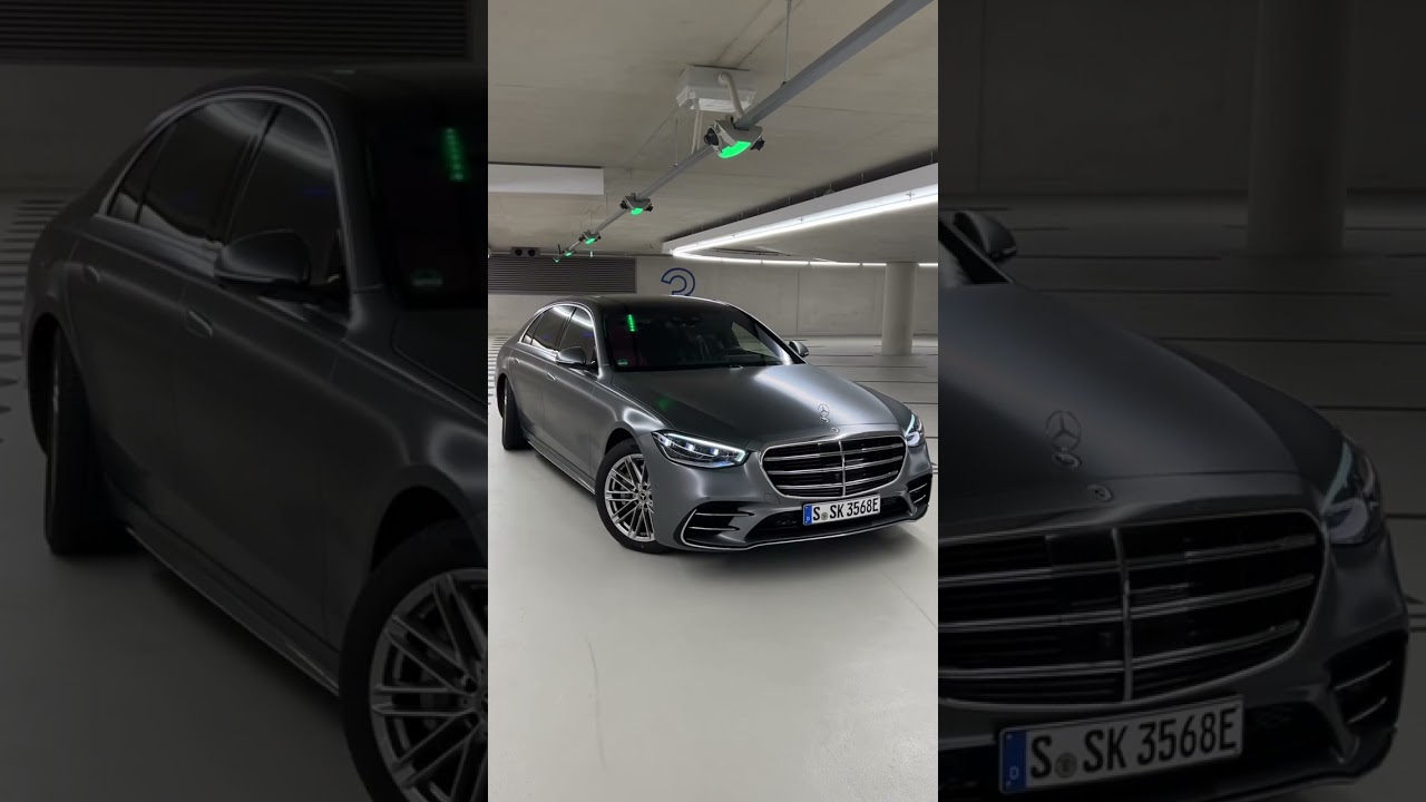 REAR AXLE Steering with the NEW S-CLASS! 😳 #Shorts