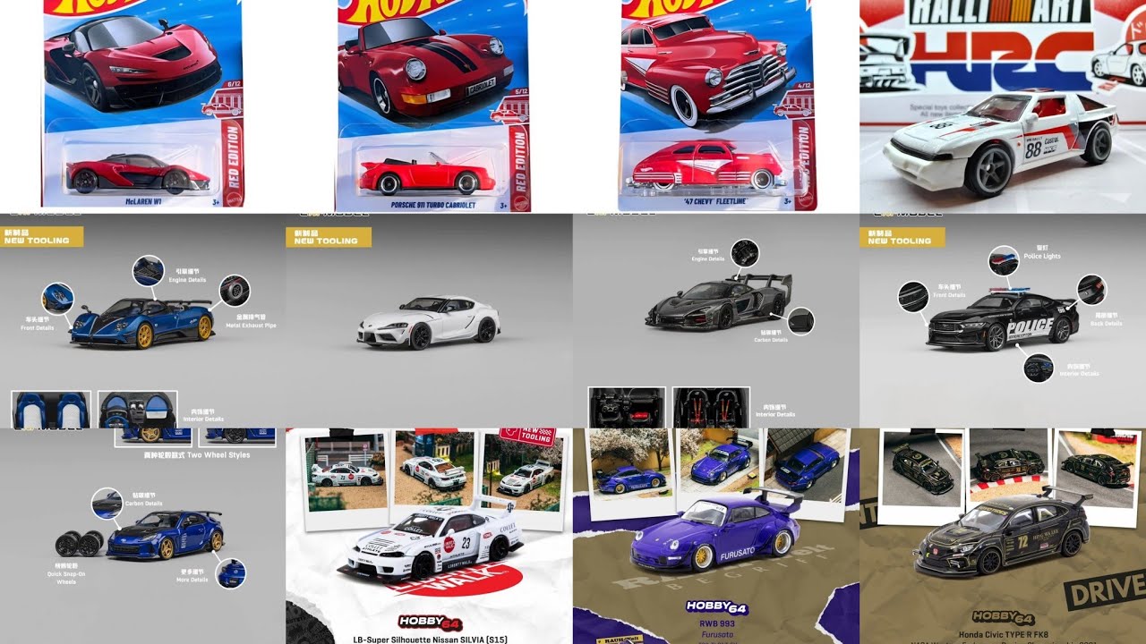 Новые машинки Hot Wheels Red Edition, новый автомобиль Hot Wheels Mitsubishi Starion, предзаказ T...