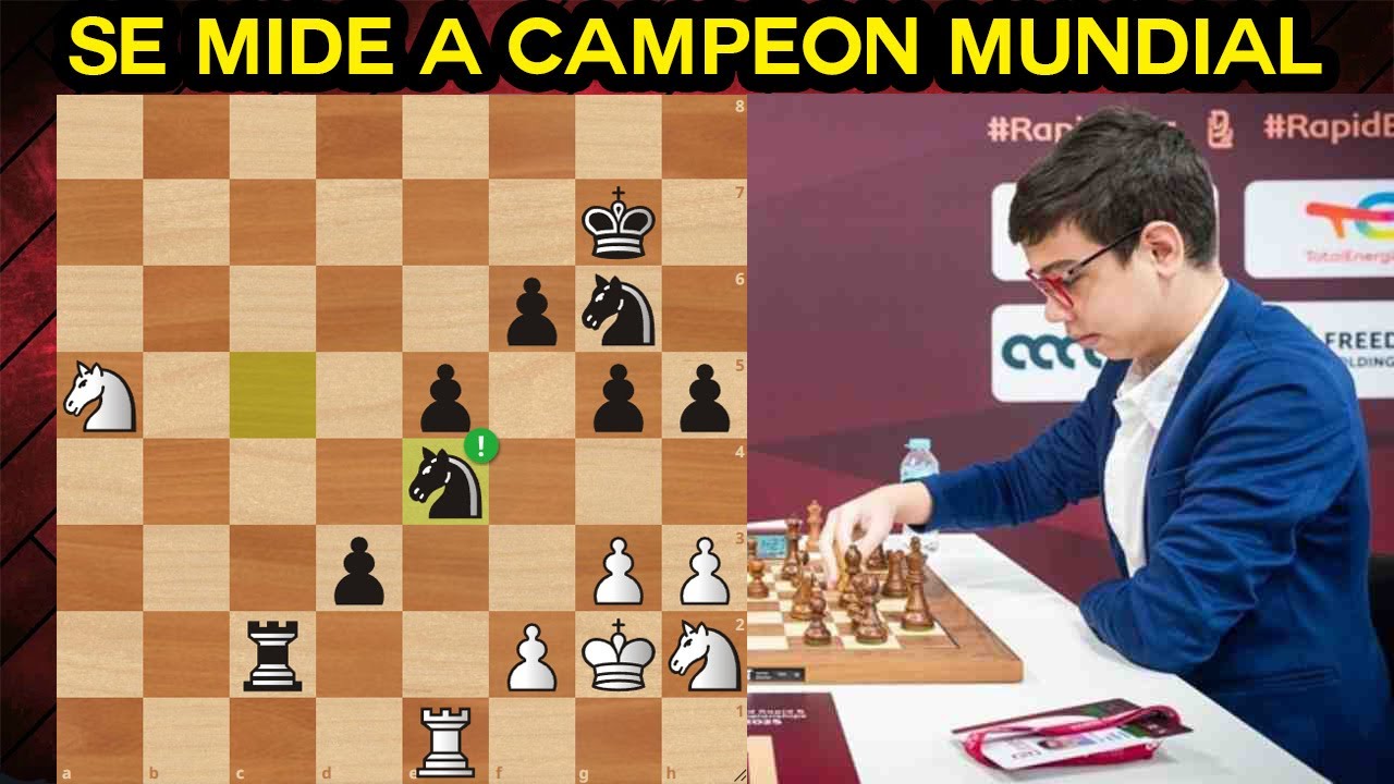 FAUSTI CONTRA CAMPEON MUNDIAL Faustino Oro vs Andy Woodward ronda 8 Tata Steel Challengers 2026