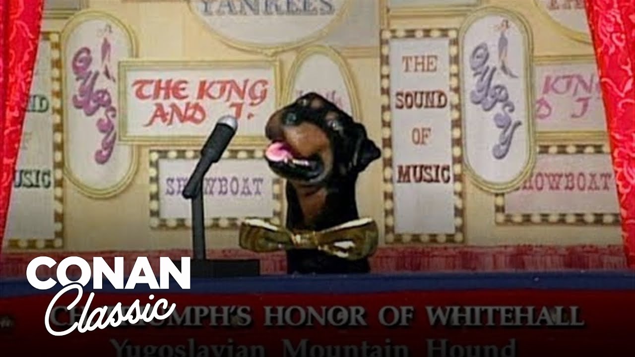 Triumph The Insult Comic Dog's First Appearance | Late Night with Conan O&rsquo;Brien