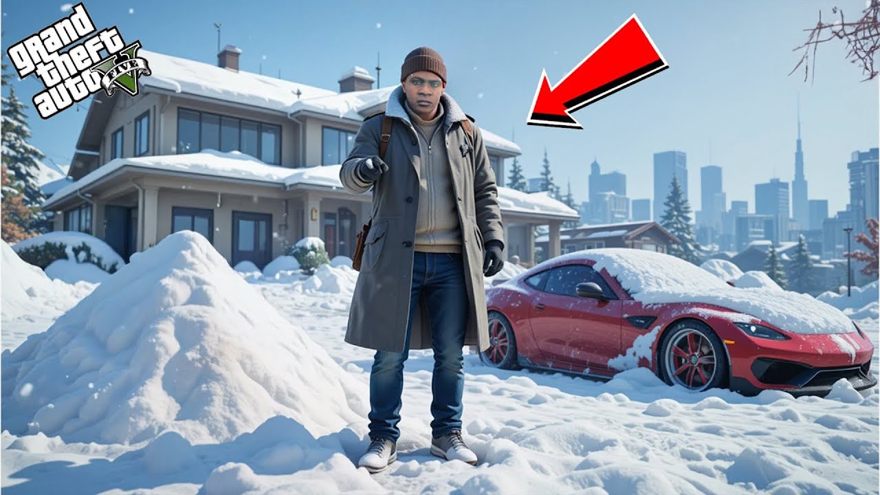 Franklin Survive a Ultimate Coldest Day in GTA 5 || Gta 5 Tamil