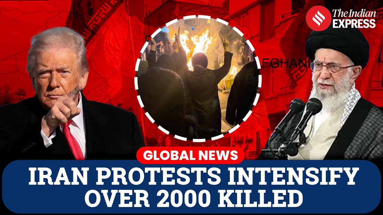 Iran Unrest Deepens: Rights Group Verifies 2,000 Deaths, Hundreds Under Review | Khamenei