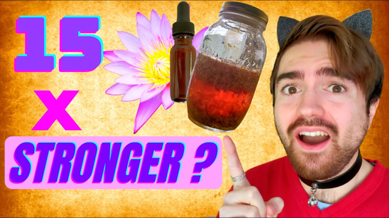 Extracting BLUE LOTUS Flower for NATURAL EUPHORIA