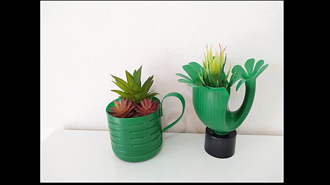 Vasos com garrafa