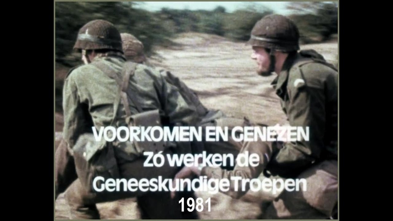 1981 Z&oacute; werken de Geneeskundige Troepen.