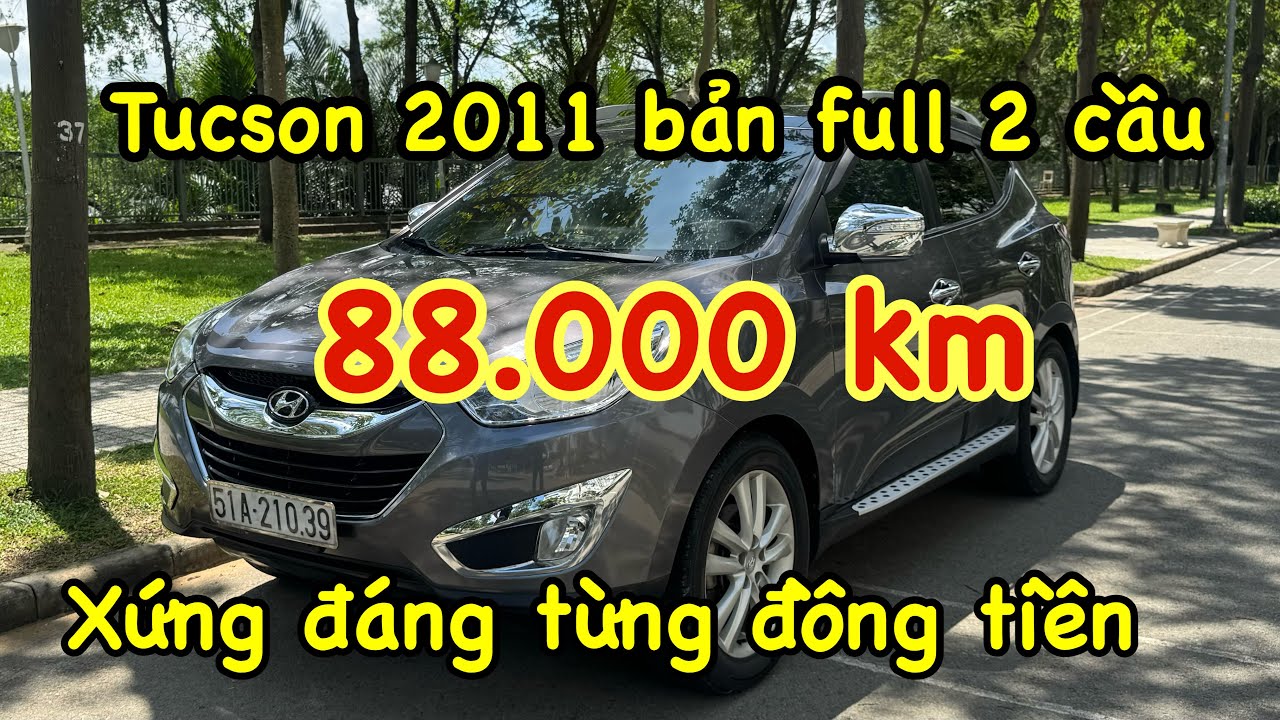Hyundai Tucson 2011 chạy 8v8 km bản full kịch trần | Vũ - Thắng Long Auto