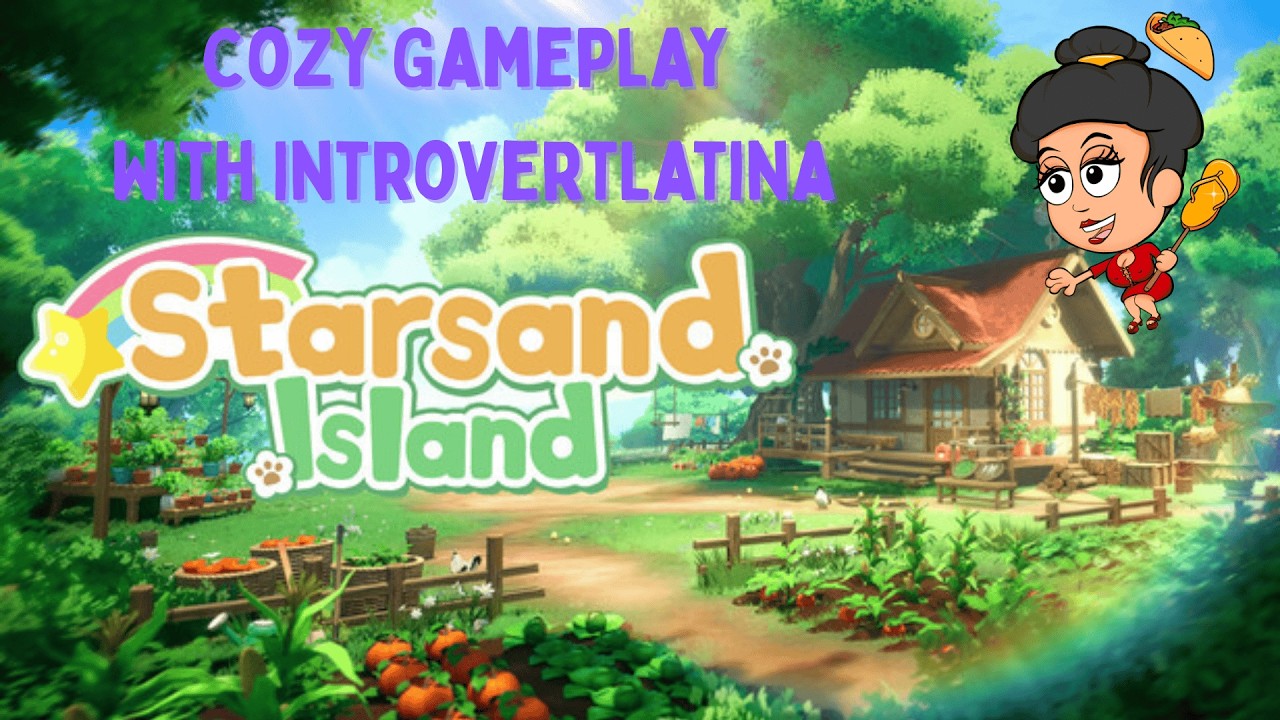 👉Cozy StarSand Island Adventures 🌙 | Exploring & Chill Vibes  ☕🕯️