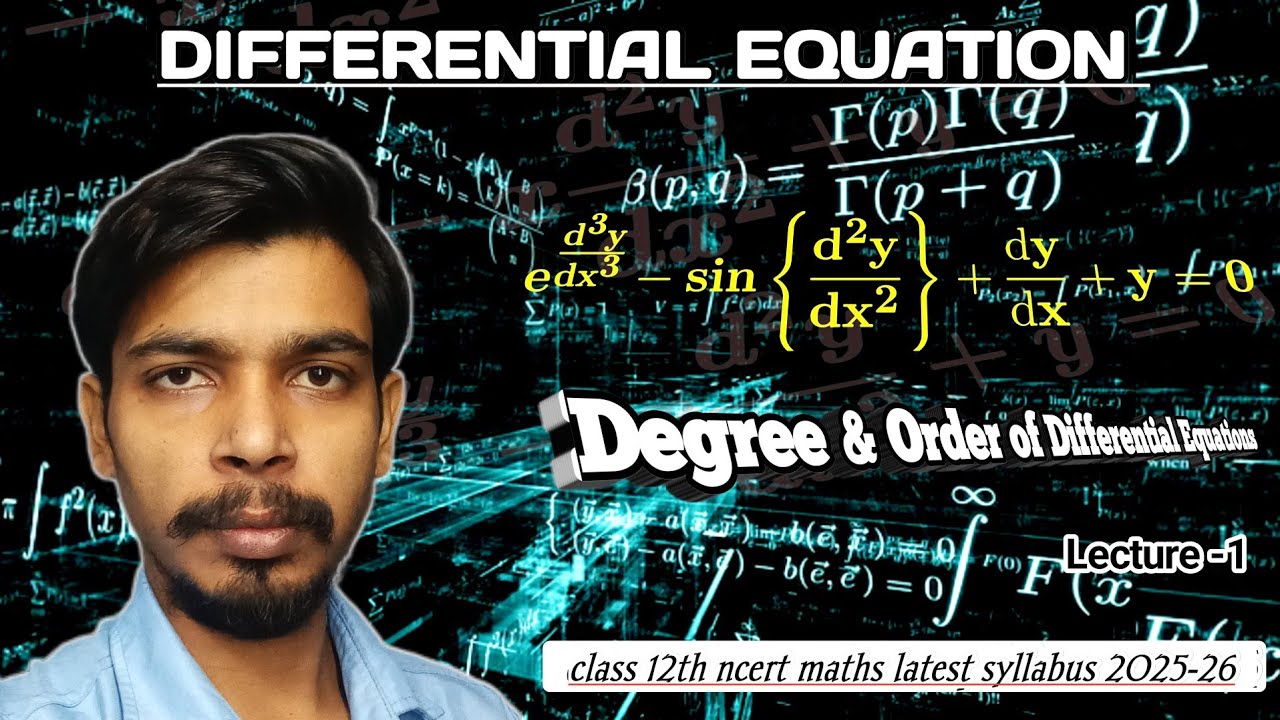 Differential Equations Class 12 | Class 12 Math Full NCERT Concept by Ashish Sir (@Integralganit )