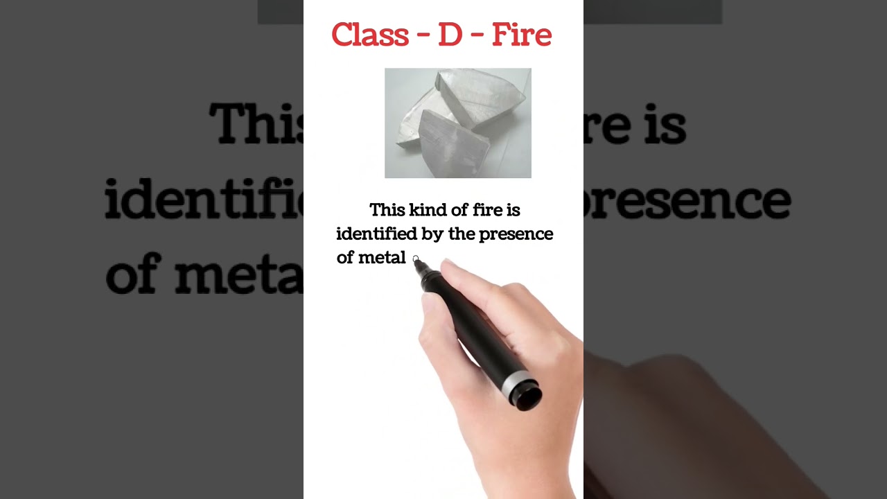 Class - D - Metal Fire? #fire #metalfire #firesafety #shorts #youtubeshorts #viral #youtube #like