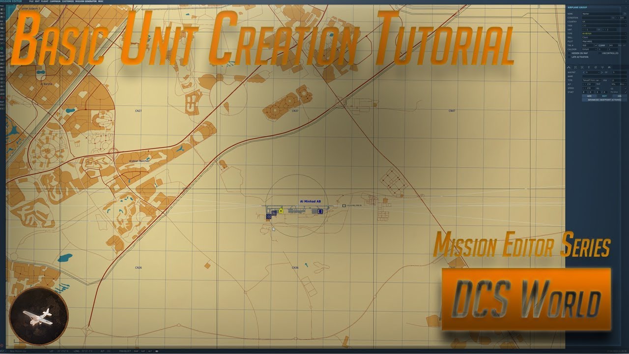Basic Unit Creation and Coalitions - DCS World Mission Editor Tutorials