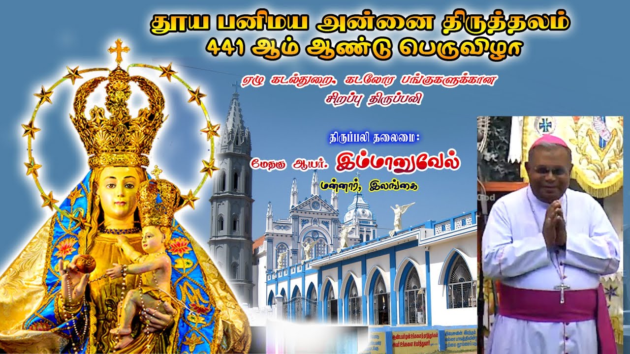 🔴LIVE ✠ 03 Aug 23✠ 441ஆம் ஆண்டு தூய பனிமய அன்னை பசிலிக்கா செபமாலை, நற்கருணை ஆசீர்