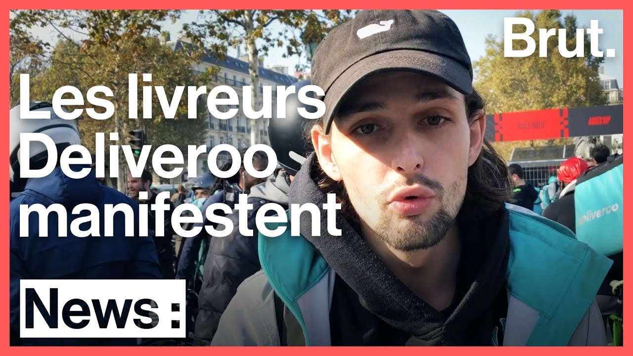 Les livreurs Deliveroo en colère